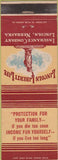 Matchbook Cover - Lincoln Liberty Life Insurance NE