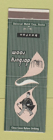 Matchbook Cover - Darbury Room Boston MA