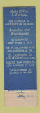 Matchbook Cover - Boston & Lockport Block MA