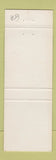 Matchbook Cover - Ardito's Restaurant Augusta ME Airport Mona Lisa