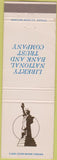 Matchbook Cover - Liberty National Bank Trust bank