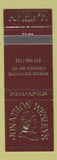 Matchbook Cover - Jonathon Wesley's Indianpolis IN
