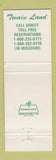 Matchbook Cover - Twain Land Hannibal MO Holiday Inn Mark Twain