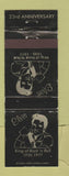 Matchbook Cover - Elvis Presley King of Rock n Roll Death 23th Anniversary WEAR