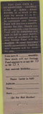 Matchbook Cover - Midland Mutual Life Insurance Benjamin Katz
