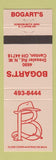Matchbook Cover - Bogart's Canton OH