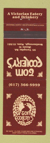 Matchbook Cover - Tom Foolery's Restaurant Westborough MA
