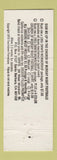 Matchbook Cover - Church of Monday Night Football