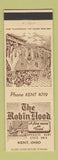 Matchbook Cover - The Robin Hood Restaurant Kent OH