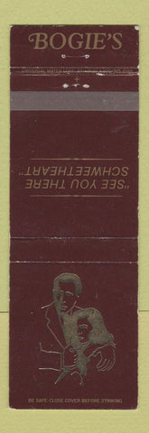 Matchbook Cover - Bogie's Restaurant Tyngsboro MA WEAR