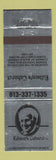 Matchbook Cover - Thomas Edison's Cabaret Fort Myers FL