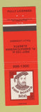 Matchbook Cover - King Henry's Inn Fort Saskatchewan AB