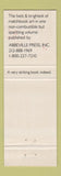 Matchbook Cover - Close Cover Book Matchbook Art Abbeville Press WEAR