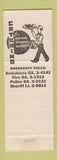 Matchbook Cover - Howell's Cafeteria Harlingen TX