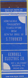 Matchbook Cover - Gendall Electric Reading PA