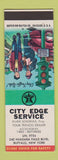 Matchbook Cover - Texaco oil gas City Edge Buffalo NY SAMPLE