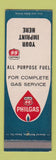 Matchbook Cover - Phillips 66 oil gas  SAMPLE