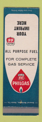 Matchbook Cover - Phillips 66 oil gas  SAMPLE