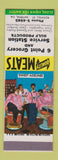 Matchbook Cover - 9 Point Grocery Gulf oil gas Smyrna GA SAMPLE