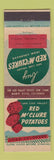 Matchbook Cover - Red McClures Potatoes Monte Vista Colorado
