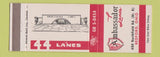 Matchbook Cover - Ambassador Lanes Bowling Bedford OH