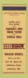 Matchbook Cover - Wagon Wheel Restaurant Littleton Colorado