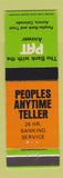 Matchbook Cover - Peoples Bank and Trust Aurora Colorado