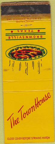 Matchbook Cover - The Town House Brownsville TX WORN