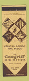 Matchbook Cover - Cosgrill Hotel Craig Colorado