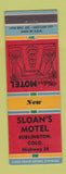 Matchbook Cover - Sloan's Motel Burlington Colorado