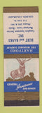 Matchbook Cover - Hartford Insurance Burt and Banks Golden Colorado