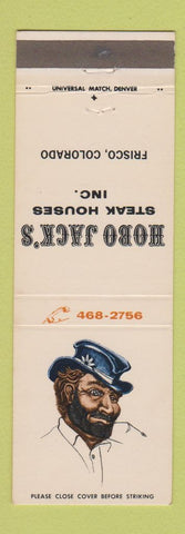 Matchbook Cover - Hobo Jack's Steak House Frisco Colorado