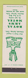 Matchbook Cover - Royal Arms Motel Manitou Springs Colorado Pikes Peak Rodeo