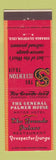 Matchbook Cover - Silverton Train General Palmer House Durango Colorado