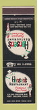 Matchbook Cover - Hansen's Restaurant Fort Collins Colorado girlie
