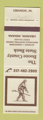 Matchbook Cover - Boone County State Bank Lebanon IN