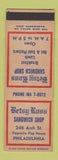 Matchbook Cover - Betsy Ross Sandwich Shop Philadelphia PA