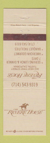 Matchbook Cover - Paul Revere House Tustin CA