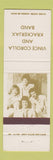 Matchbook Cover - Vince Corolla and Krackerjax Band music