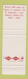 Matchbook Cover - Exchange Bank St Augustine FL