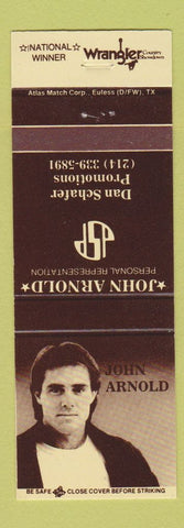 Matchbook Cover - John Arnold Music Wrangler Jeans Showcase