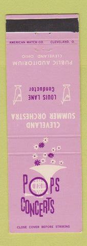 Matchbook Cover - Cleveland Pops Concerts OH
