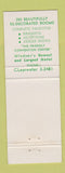 Matchbook Cover - Prince Edward Hotel Windsor ON
