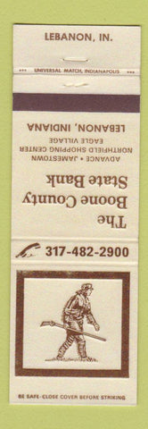 Matchbook Cover - Boone County State Bank Lebanon IN