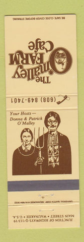 Matchbook Cover - O'Malley Farm Cafe Waunakee WI American Gothic