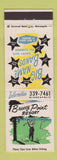 Matchbook Cover - Breezy Point Resort Minneapolis MN Jimmy Dorsey Glenn Miller