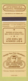 Matchbook Cover - Bogey's Sandwich Bar Toronto? ON