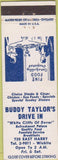 Matchbook Cover - Buddy Taylor Drive In Wichita KS