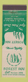 Matchbook Cover - Forest Inn Morrison IL