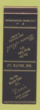 Matchbook Cover - Brass Rail Don's Fort Wayne IN